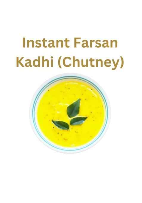 Kriv Foods Instant Farsan Kadhi Chutney Mix 360Gms Pack Of 6 60 Gms Each