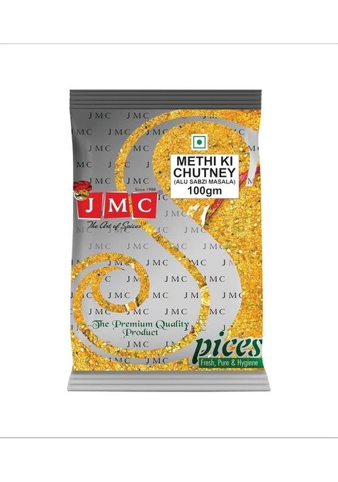Jmc Methi Ki Chutney Allo Sabji Masala | Spicy Natural Pure Fresh Tasty No Artificial Preservatives Colors Tangy Sour And Chatpata Pack Of 3 100Gm