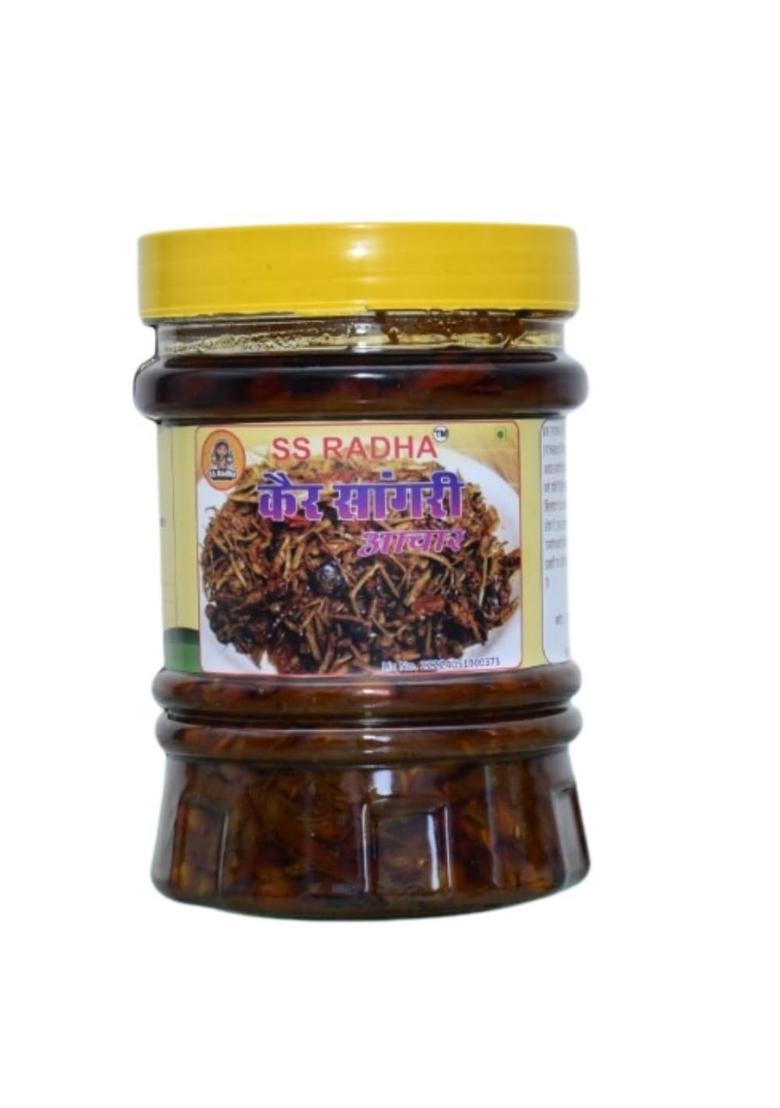 Ss Radha Authentic Homemade Rajasthani Kair Sangri Ka Achar – Traditional Desert Berry Bean Pickle 400 Gram