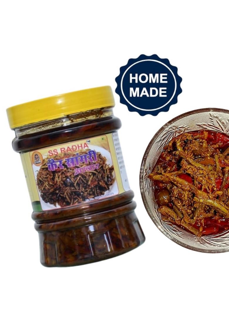Ss Radha Authentic Homemade Rajasthani Kair Sangri Ka Achar – Traditional Desert Berry Bean Pickle 400 Gram