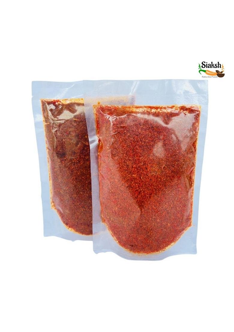 Siaksh Special Healthy Tasty Instant Ready To Use Garlic Chutney Powder With Delicious Taste In Pack Of 3 100Gm