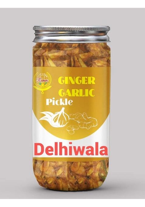 Kababi Delhiwala Ginger Garlic Pickle Homemade Adrak Lehsun Aachar 400G Mother’S Recipe | Organic North Indian Healthy Traditional Home Made Achaar