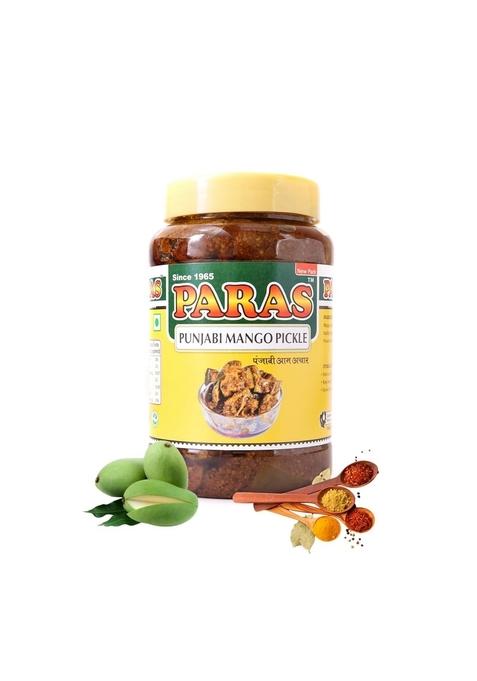 Paras Banarasi Punjabi Mango Pickle 500G | Aam Ka Achaar Made With Pulpy Desi Mangoes Whole Spices Spicy Tadka