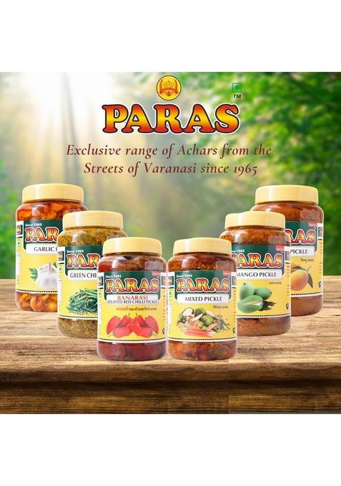 Paras Banarasi Punjabi Mango Pickle 500G | Aam Ka Achaar Made With Pulpy Desi Mangoes Whole Spices Spicy Tadka