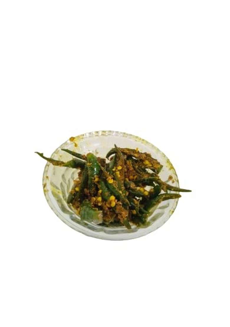 Bhuli Store Sabut Harimirch Pickel500Gm|Handmade|Natural|No Additive|From Uttrakhand - Indya