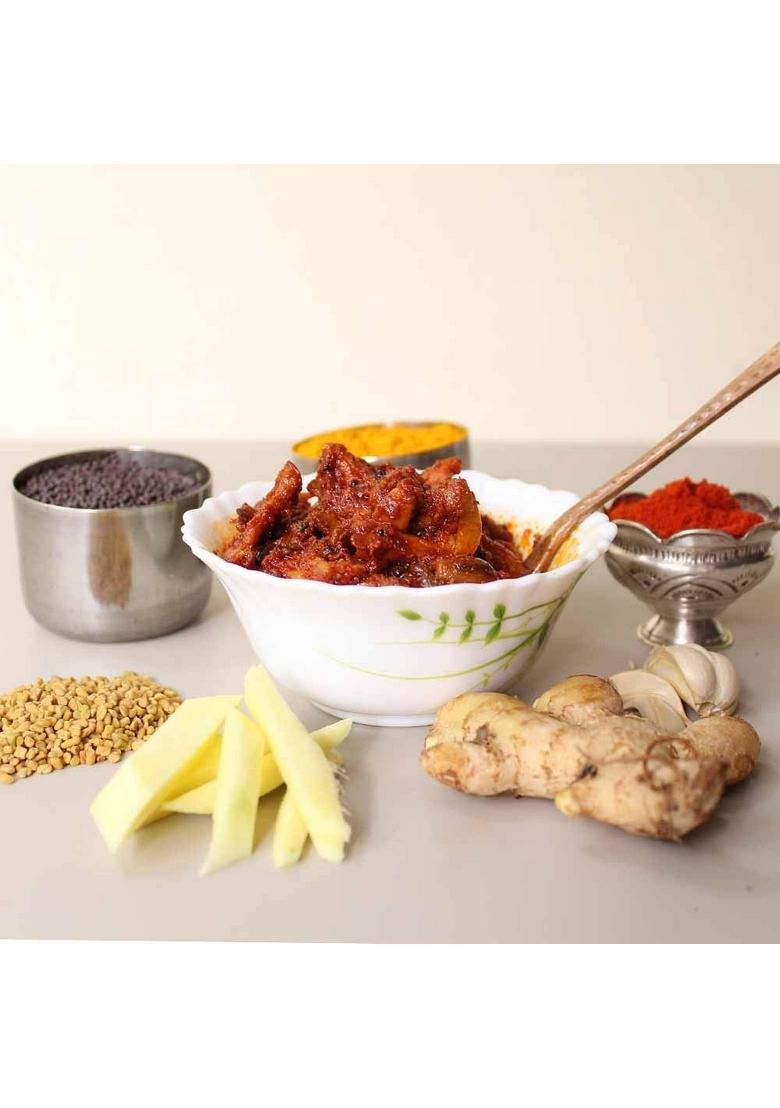 Sitara Foods Maagai Sliced Mango Pickle Aam Achar Andhra Style Home Made 500 Grams Pack