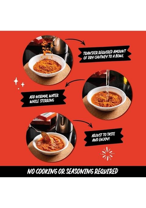 Chutnefy | Tomato Tamatar Chutney 100 Natural Ingredients Pack Of 2 250Gms 20 Servings No Cooking Required Artificial Colours Authentic Madras Style Red