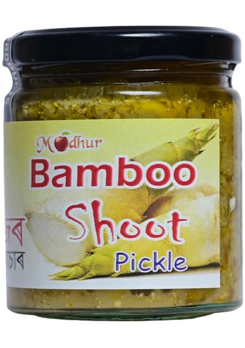 Madhur Pure Bamboo Shoot Pickle With Bhut Jolokia 200 Gram A Quality Home Made Food Products