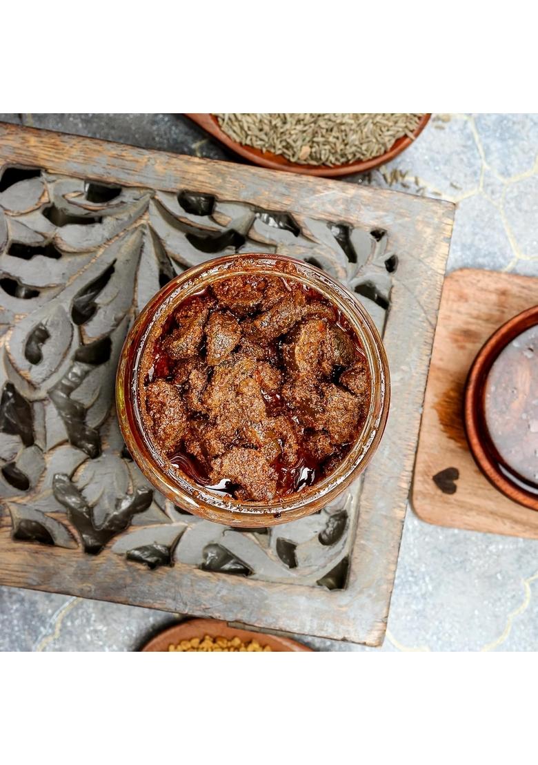 Grameen Chator Amla Pickle 500G Pack Of 1 |Homemade Indian Gooseberry Seedless Without Onion Garlic|Preservative Free|Tangy Amle Ka Achar|Natural Spices Mustard Oil