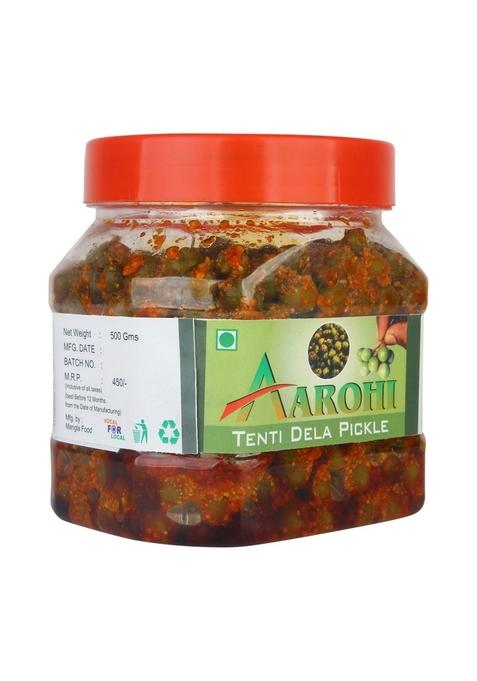 Aarohi Pure Organic Made In India Homemade Dela Pickle Kerda Ka Achaar 400 Gram