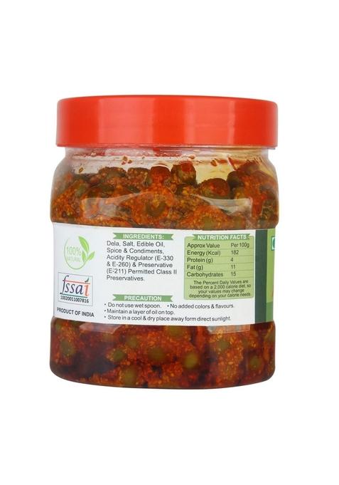 Aarohi Pure Organic Made In India Homemade Dela Pickle Kerda Ka Achaar 400 Gram