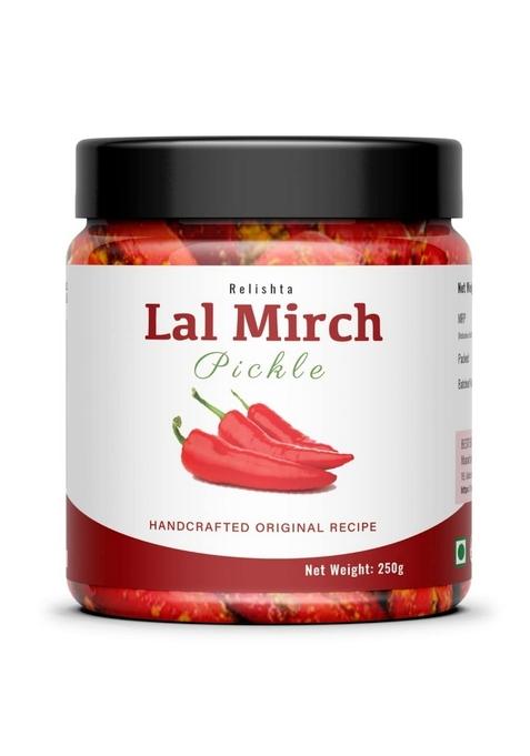 Relishta Lal Mirch Pickle 250G Handcrafted Original Recipe Traditional Taste Homemade Ka Achaar