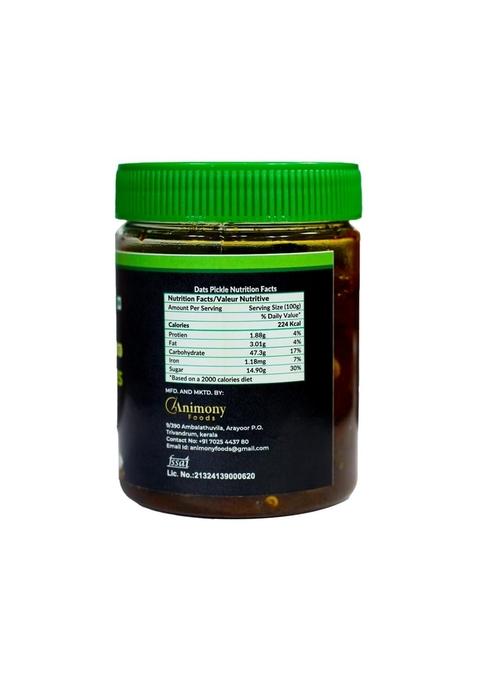 Animony Foods Sweet Dates Pickle | Traditional Kerala Style Homemade Recipe No Artificial Preservatives For Biryani Rice Paratha 100 Natural Ingredients 200Gm
