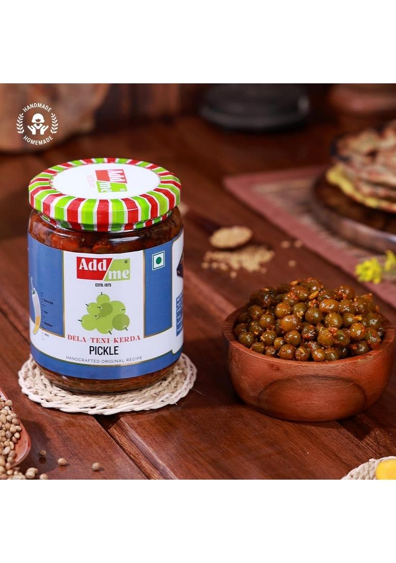 Add Me 4 In 1 Combo Pack Of Rajasthani Pickles Mango Pickle Aam Ka Achar 500Gm Ker Teet 500 Gm Lasoda Gunda Mixed Supreme 2Kg