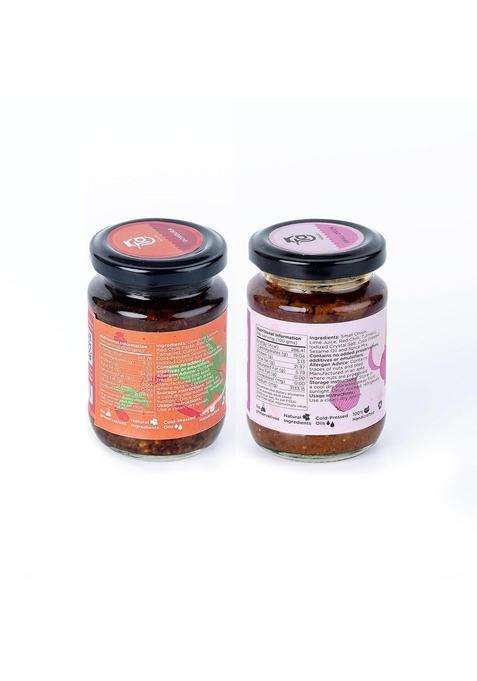 Ta Pickles | Gongura Small Onion Pickle 150G [Pack Of 2] Combo Made With Cold Pressed Oil Homemade Traditional Indian Taste Natural No Preservatives