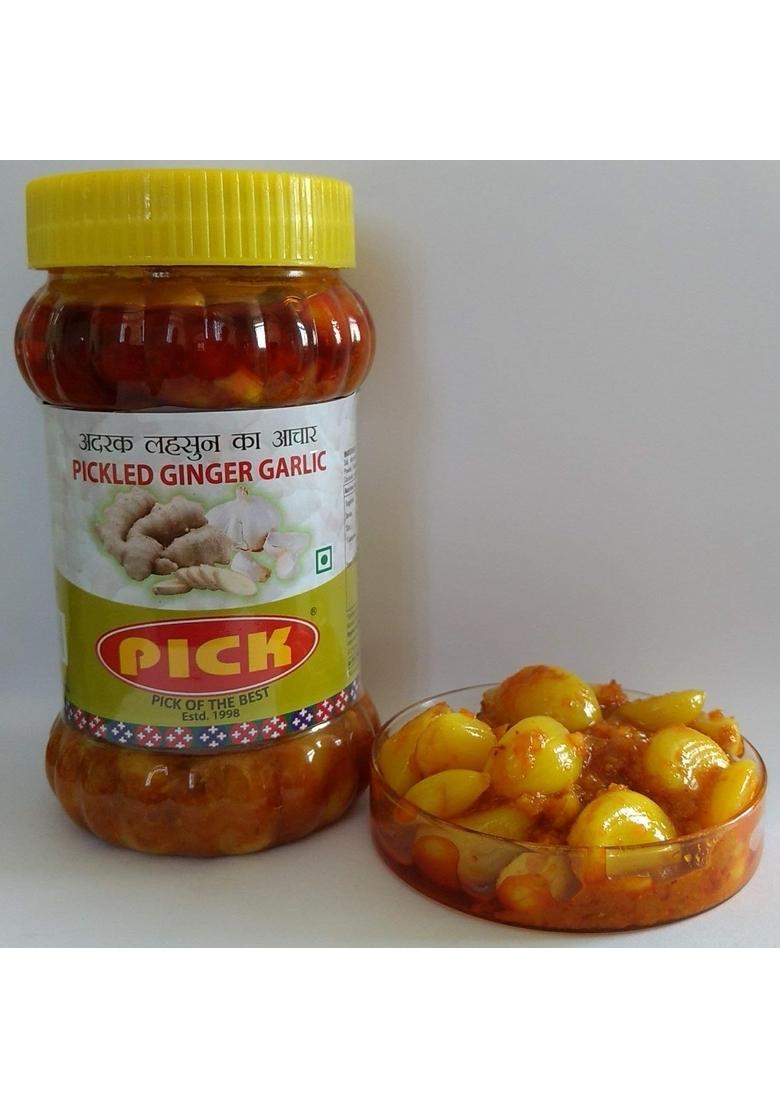 Pick Pickled Ginger Garlic