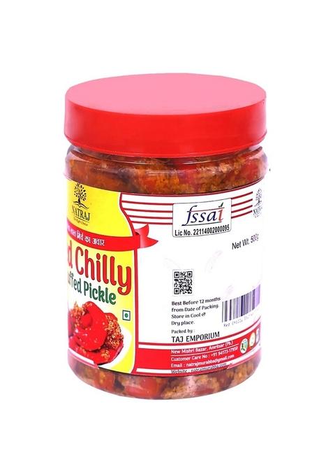Natraj The Right Choice Stuffed Red Chilly Pickle Banarasi 500 Gm Lal Mirch Mirchi Ka Achar Masaledar