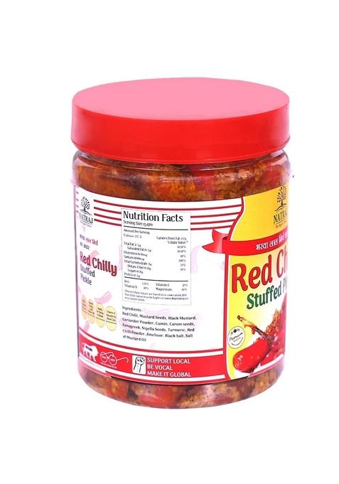 Natraj The Right Choice Stuffed Red Chilly Pickle Banarasi 500 Gm Lal Mirch Mirchi Ka Achar Masaledar