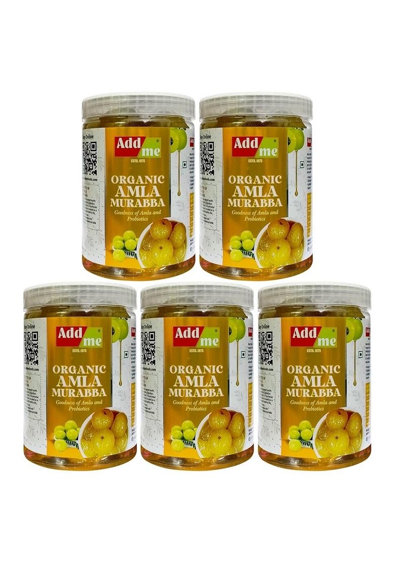 Add Me Amla Murabba 5 Kg Medium Size Pet Jar Without Syrup 1 X Immunity Boosters For Adults | Muraba Booster Traditional Indian Recipe Organic Awla Gooseberries Perfect Meals And Snacks