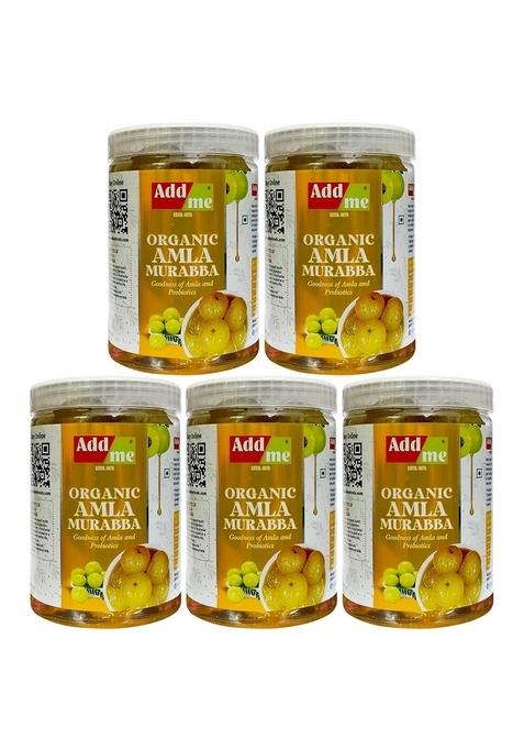 Add Me Amla Murabba 5 Kg Medium Size Pet Jar Without Syrup 1 X Immunity Boosters For Adults | Muraba Booster Traditional Indian Recipe Organic Awla Gooseberries Perfect Meals And Snacks
