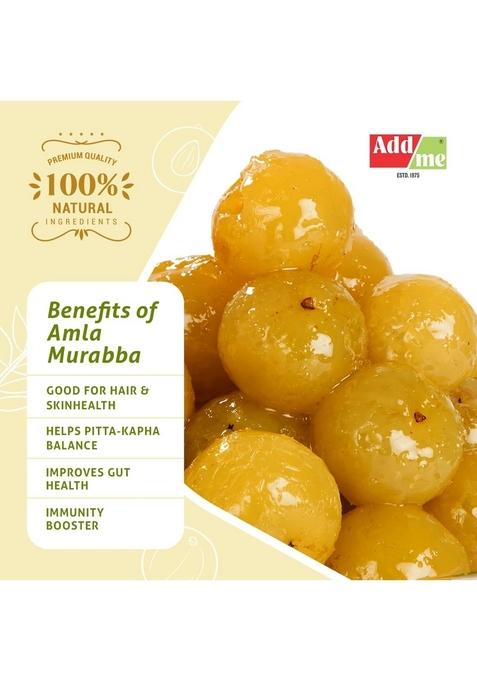 Add Me Amla Murabba 5 Kg Medium Size Pet Jar Without Syrup 1 X Immunity Boosters For Adults | Muraba Booster Traditional Indian Recipe Organic Awla Gooseberries Perfect Meals And Snacks