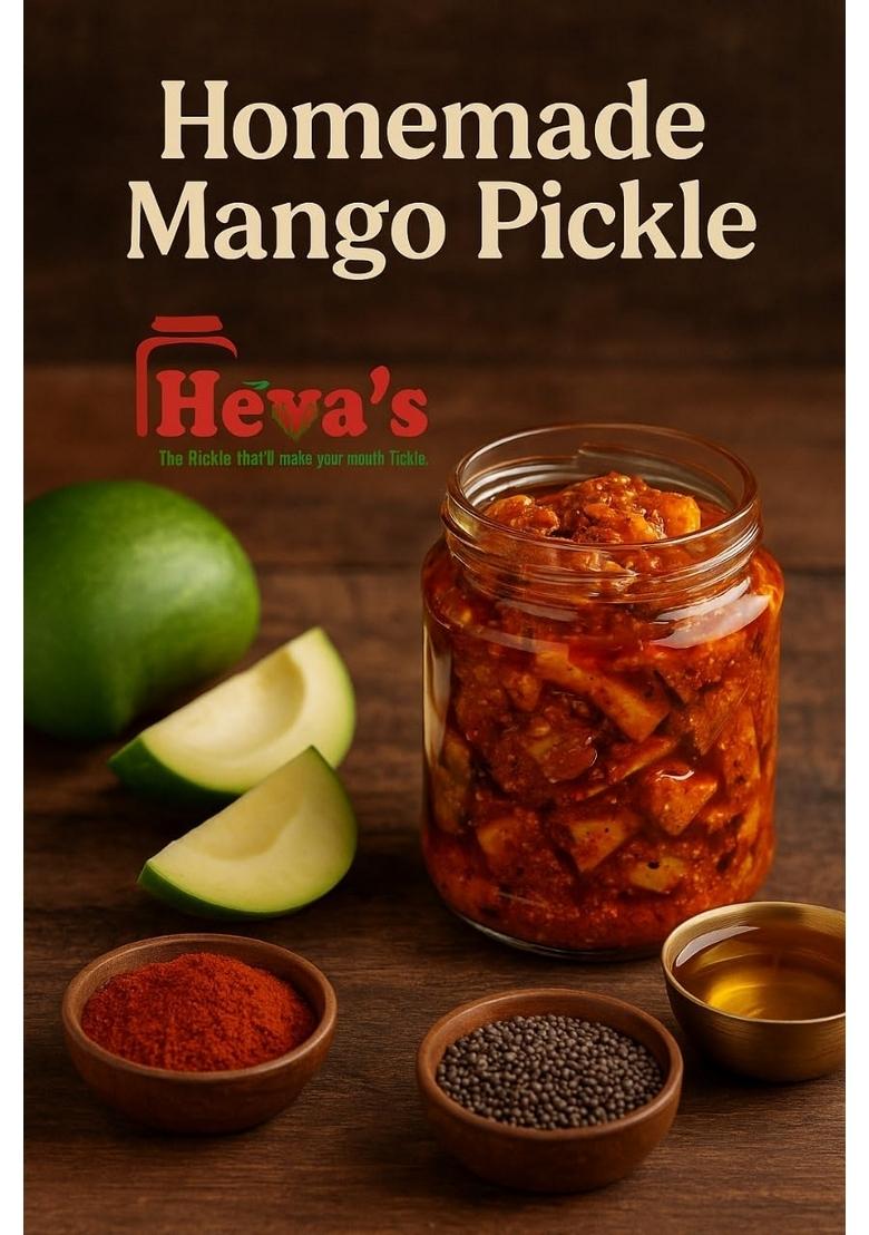 Hemas Mango Pickle | Handcrafted With Traditional Indian Flavors| 500Gm