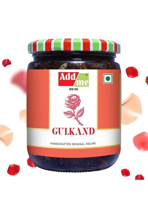 Add Me Sweet Damask Rose Petal Gulkand 600Gm Homemade Recipe And Taste Glass Pack