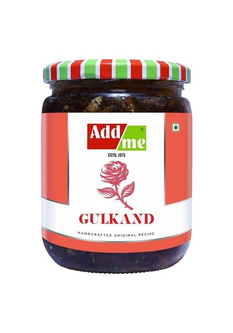 Add Me Sweet Damask Rose Petal Gulkand 600Gm Homemade Recipe And Taste Glass Pack