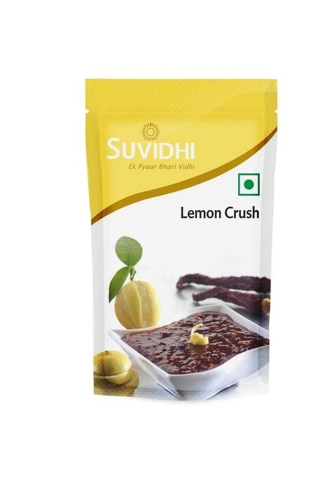 Suvidhi Lemon Crush 100Gm Each Pack Of 6 | Pickle Chutney Without Oil Sweet And Sour Pickles Nimbu Ka Khatta Meetha Achar No Preservatives Color Naturally Processed