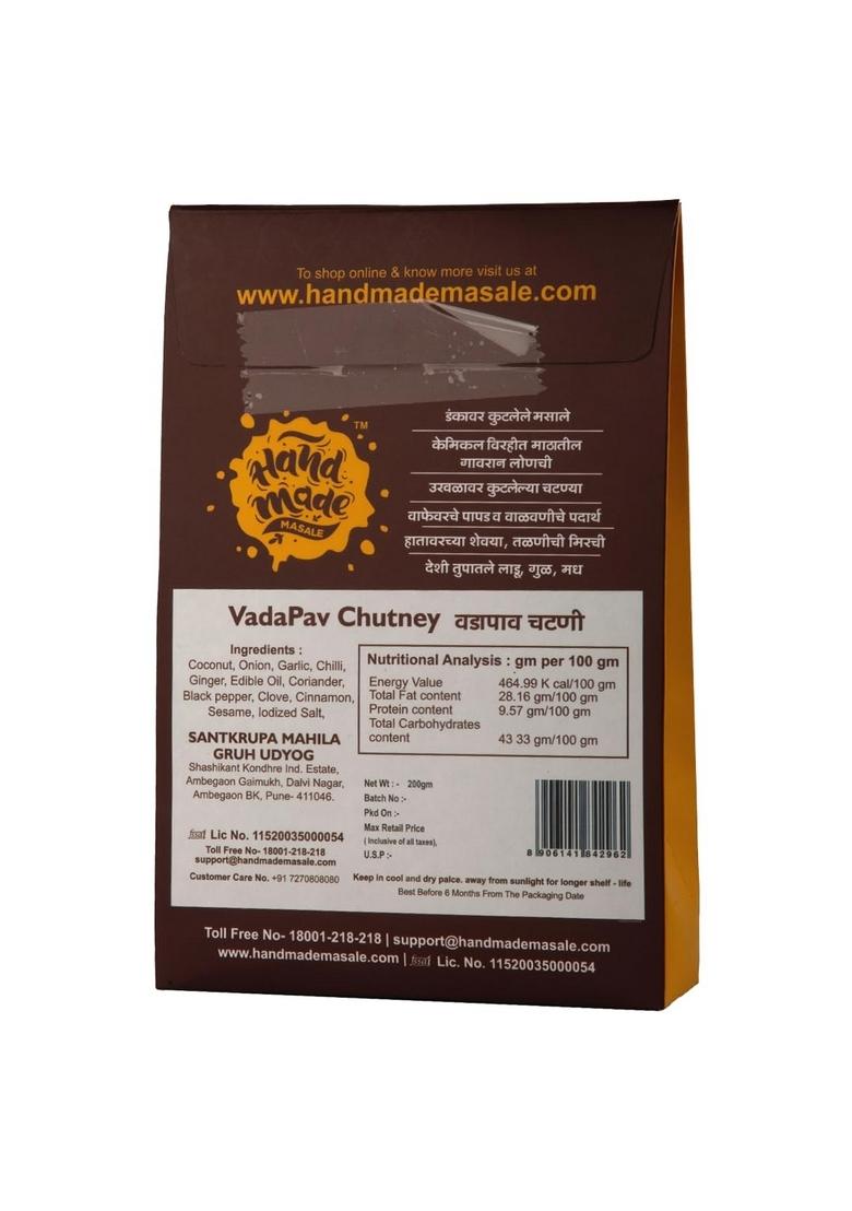 Handmade Masale Vadapav Chutney 200G