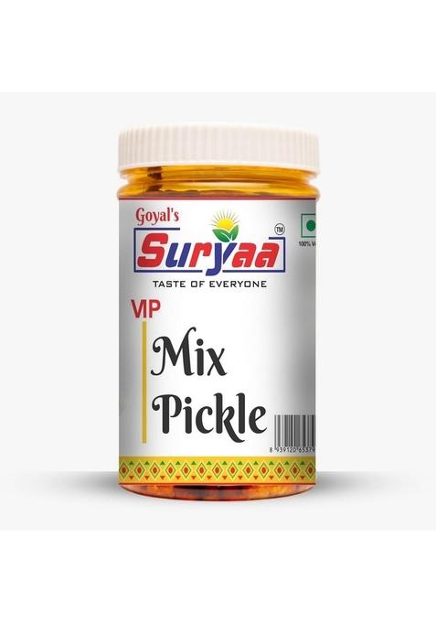 Goyal'S Suryaa Goyal Vip Mix Pickle | Traditional Indian Mixed Vegetable Achar Spicy Tangy Mustard Oil Based Homemade Style No Preservatives 500G