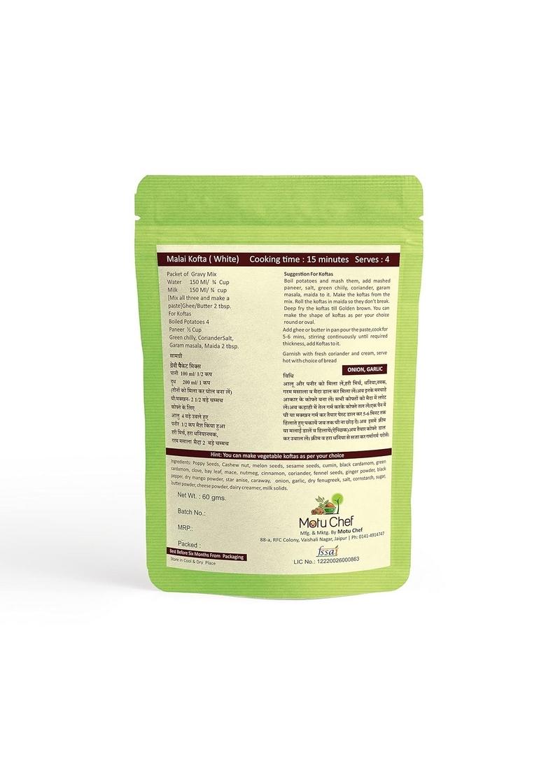 Motu Chef Malai Kofta [White] || Dry Gravy Mix Of In White Form 60 Grams
