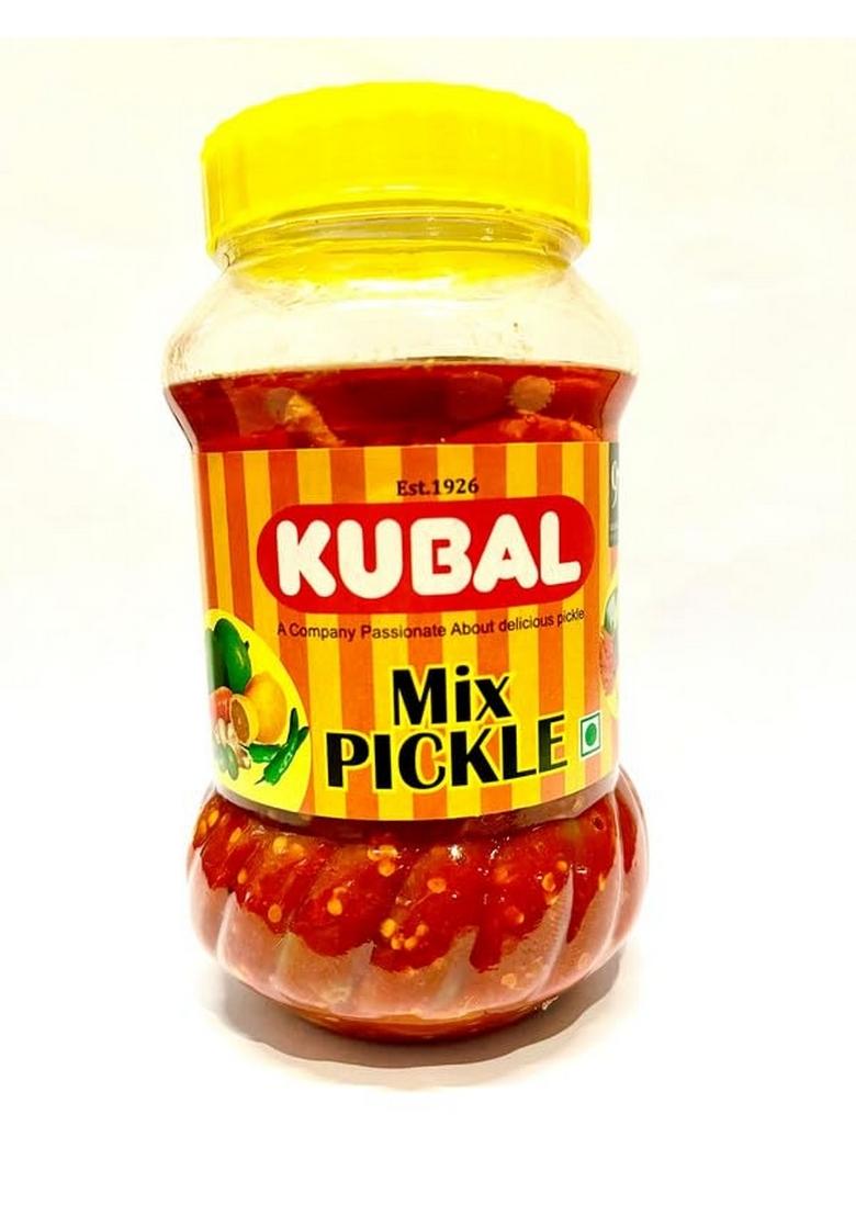 Kubal Mix Mango And Chilli Pickle Achar Combo Each 300Gm Handpicked Lemon Carrot Ginger Karwanda No Artificial Preservatives Colours Hygienic Practices Of 3