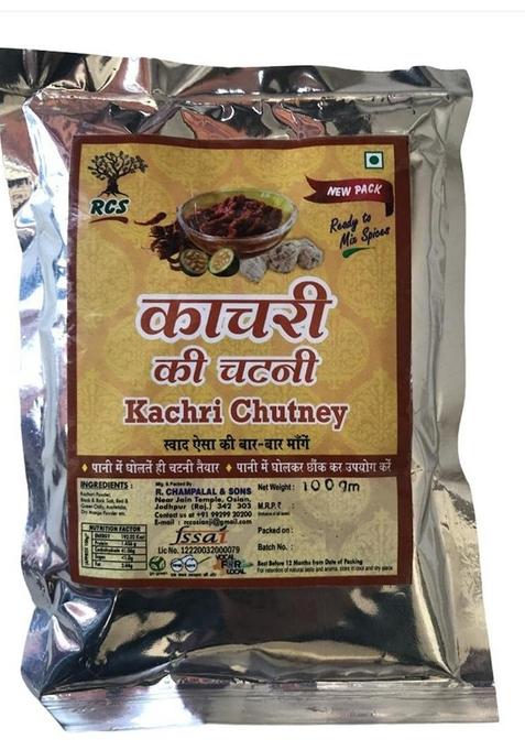 Rcs Kachri Chutney Marwari Special Instant Mix In Water 100Gm