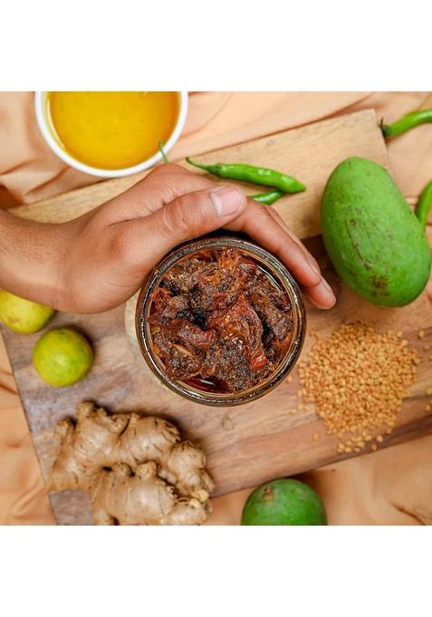 Grameen Chator Jackfruit Pickle 250G Pack Of 1 | Authentic Homemade Traditional Achar |No Artificial Preservatives| Less Oil Sun Dried Spicy Tangy