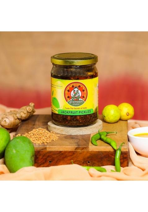 Grameen Chator Jackfruit Pickle 250G Pack Of 1 | Authentic Homemade Traditional Achar |No Artificial Preservatives| Less Oil Sun Dried Spicy Tangy
