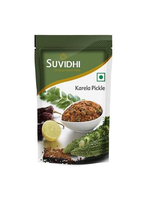 Suvidhi Homemade Karela Pickle 100Gm Pack Of 6 | Bitter Gourd Pickles Made With Cold Pressed Organic Mustard Oil Sun Dried Authentic Karele Ka Achar