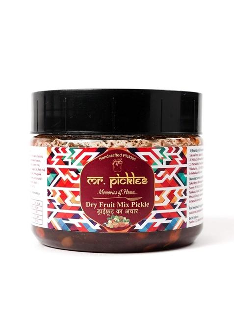 Sakurafresh Mr Pickles | Dry Fruit Pickle Dates Cashew Nut Raisins Karonda Sweet And Spicy Taste 300 Gms| Pantry Must Have
