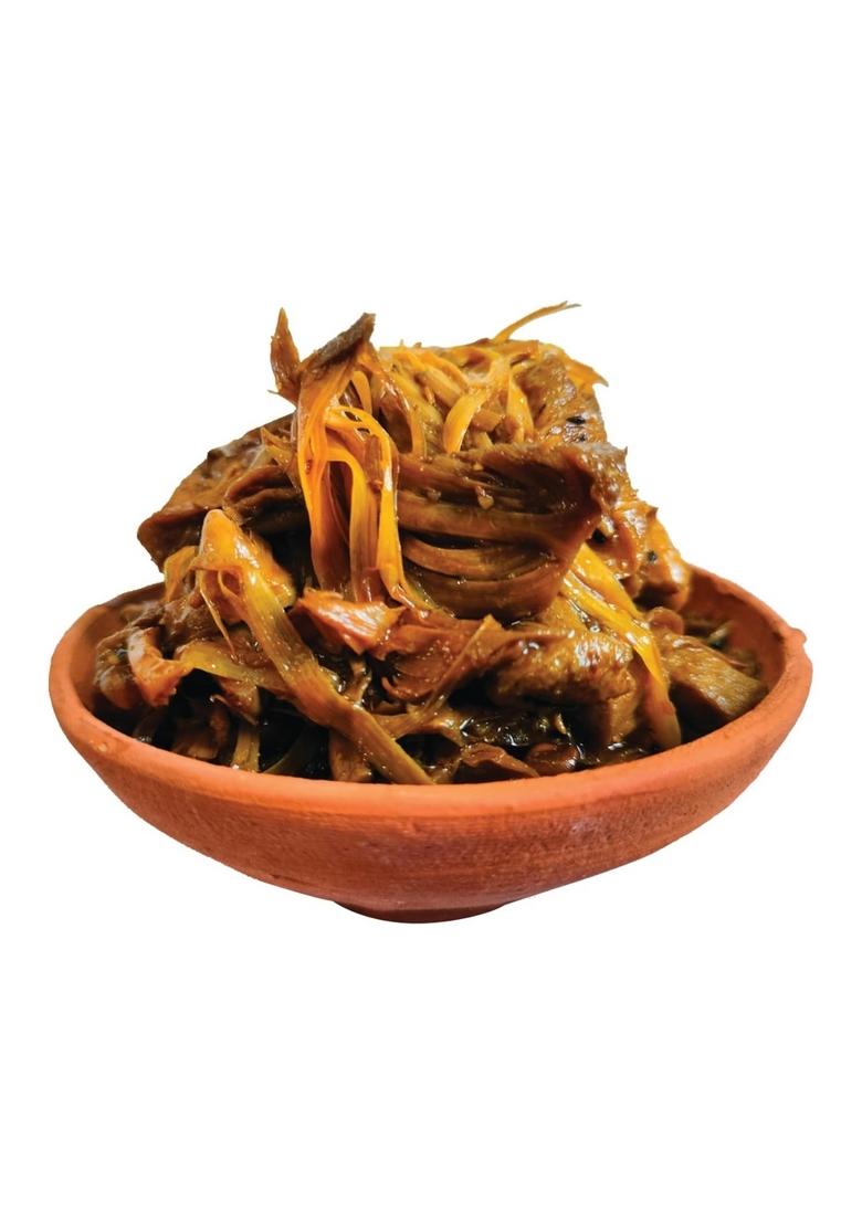 Ojas Nature Kathal Ka Achar 400G | Home Made Jackfruit Pickle 400 G Glass Jar Sun Dried No Preservatives