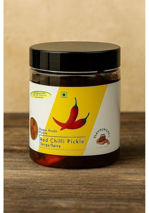 Flavourickles Shri Hari Pickles Red Chilli Pickle – Authentic Indian Achar Tangy Spicy Traditional Homemade Recipe Handcrafted Flavor Rich No Preservatives Natural Ingredients 250G