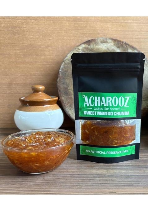 Acharooz Tastes Like Home Sweet Mango Chunda 350G Nutritious Indian Pickle Rich In Vitamins A C Boosts Immunity Aids Digestion Authentic Flavour Perfect For Lunch Dinner Snacks