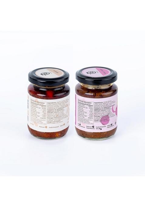 Ta Pickles | Small Onion Garlic Pickle 150G [Pack Of 2] Combo Made With Cold Pressed Oil Homemade Traditional Indian Taste Natural No Preservatives