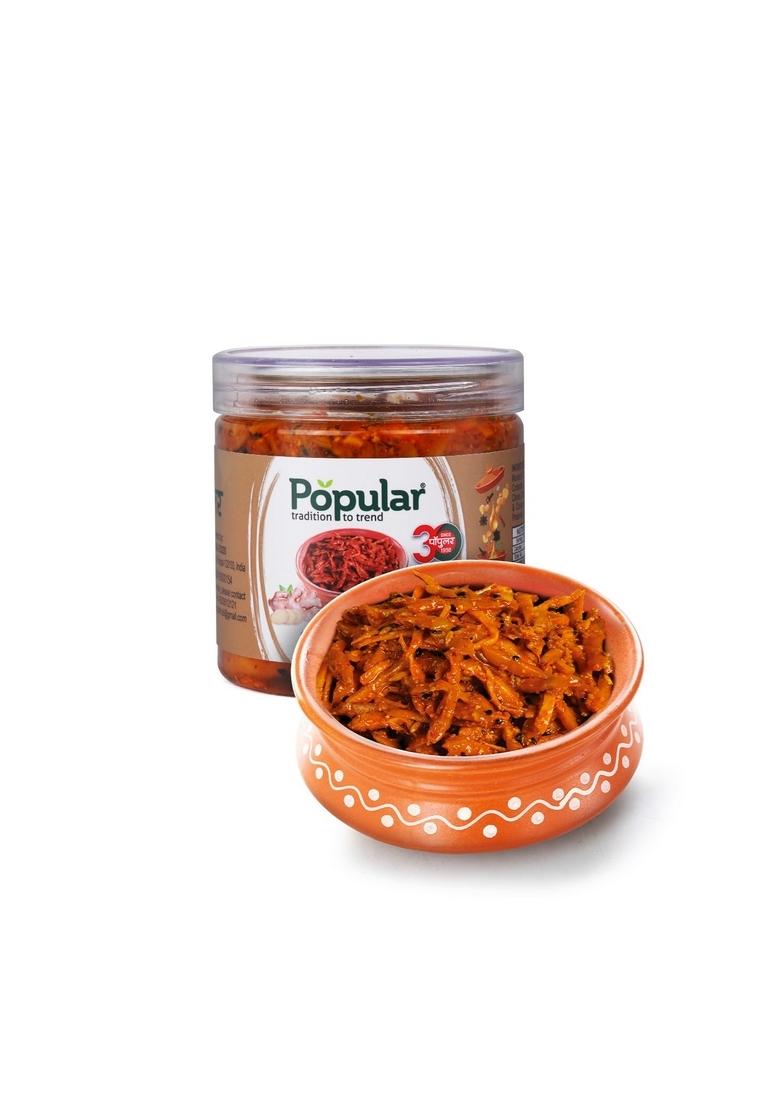 Popular Ginger Pickle– Authentic Indian Style Spicy Tangy Pickle Made With Fresh And Traditional Spices 400G