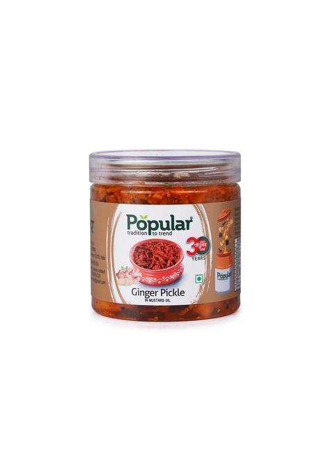 Popular Ginger Pickle– Authentic Indian Style Spicy Tangy Pickle Made With Fresh And Traditional Spices 400G
