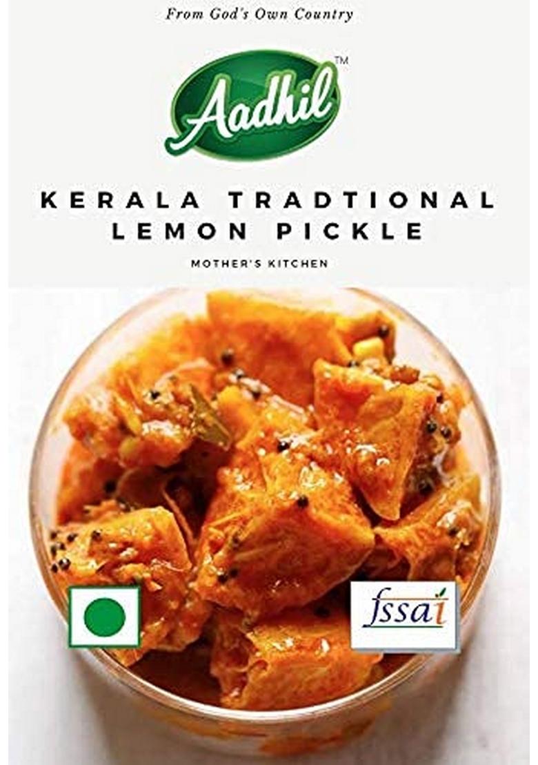 Aadhil Aadhil® Kerala Traditional Lemon Pickle Nadan Picke Nimbu Ka Achar Naranga 500G