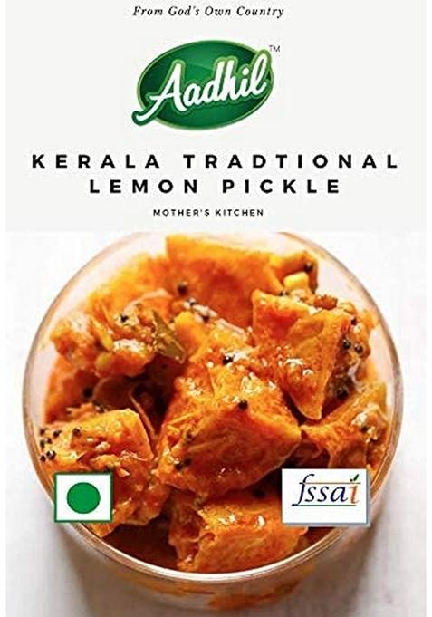 Aadhil Aadhil® Kerala Traditional Lemon Pickle Nadan Picke Nimbu Ka Achar Naranga 500G