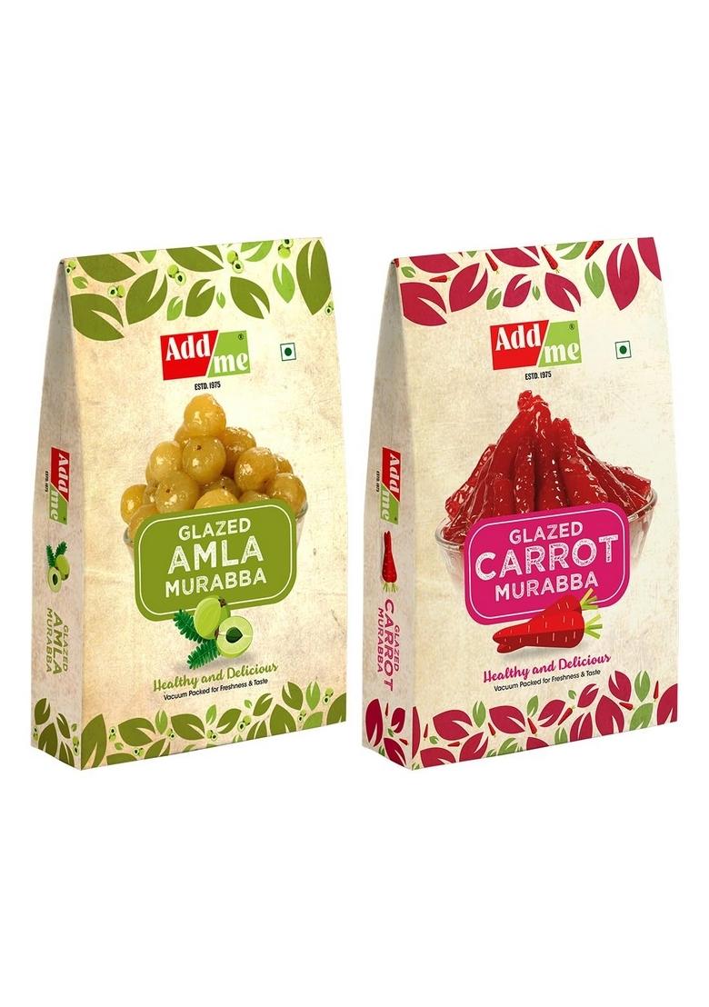 Add Me Amla Murabba Carrot Ka Pieces 750G Each Immunity Boosters Pack Of 2 Fine Quality Murba