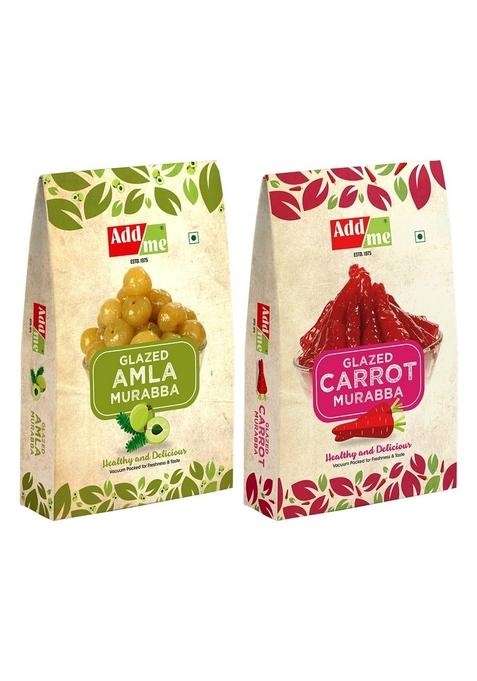 Add Me Amla Murabba Carrot Ka Pieces 750G Each Immunity Boosters Pack Of 2 Fine Quality Murba