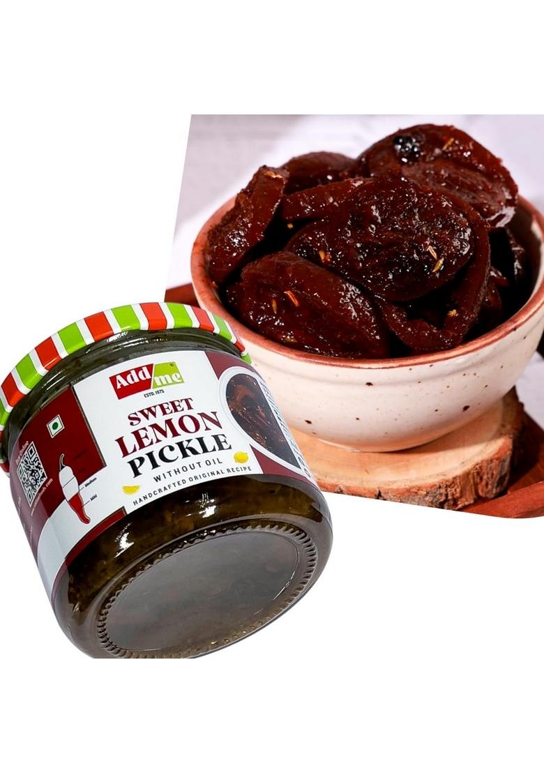Add Me Seed Less Dry Amla Murabba Without Syrup Immunity Boosters Lemon Pickle Khatta Meetha Nimbu Sweet And Sour Oil Lime Ka Achar 300Gm Each Homemade Recipe Taste Combo Gift Pack Glass Jar