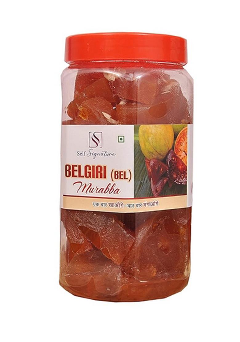 Self Signature Homemade Organic Sweet Bel Murabba Belgiri Ka Morabba 900 Gram